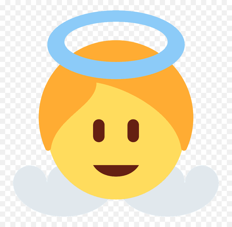 Baby Angel Emoji - Emoji Angel,Angel Emoji