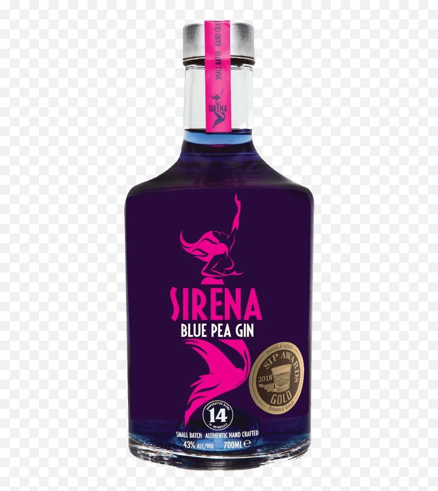 Sirena Blue Pea Gin 700ml - Boozyph Online Liquor Delivery Sirena Gin Emoji,Sirena - Emotions [2002]