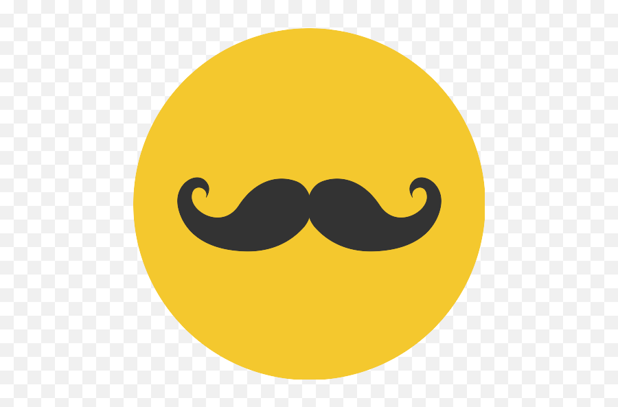 Moustache Emoji Vector Svg Icon - Mustache Icon,Best Beard Emoticons