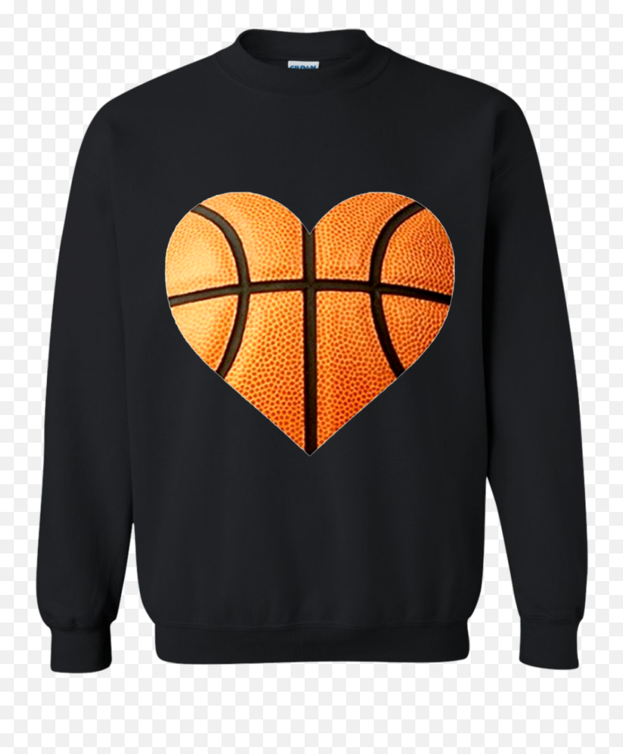 I Love You Basketball Heart Valentineu0027s Day Emoticon - Ugly Sweater No Background Emoji,Orange.heart Emoticon