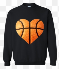 I Love You Basketball Heart Valentineu0027s Day Emoticon - Ugly Sweater No Background Emoji,Orange.heart Emoticon