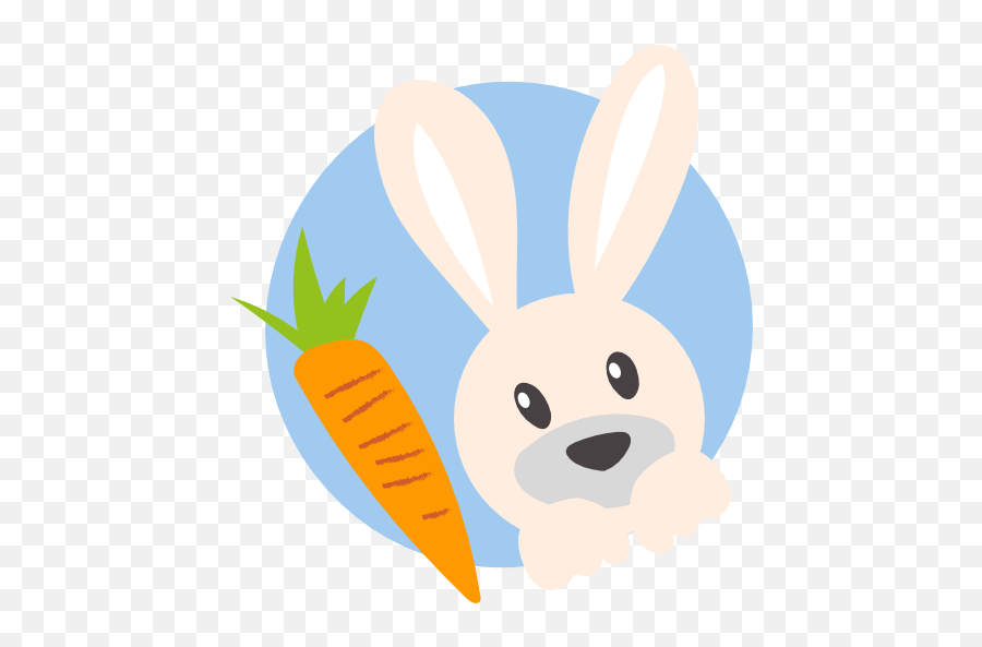 Happy Bunny Easter Free Icon Of - Coelho Da Pascoa Icon Emoji,Free Happy Easter Emoticon