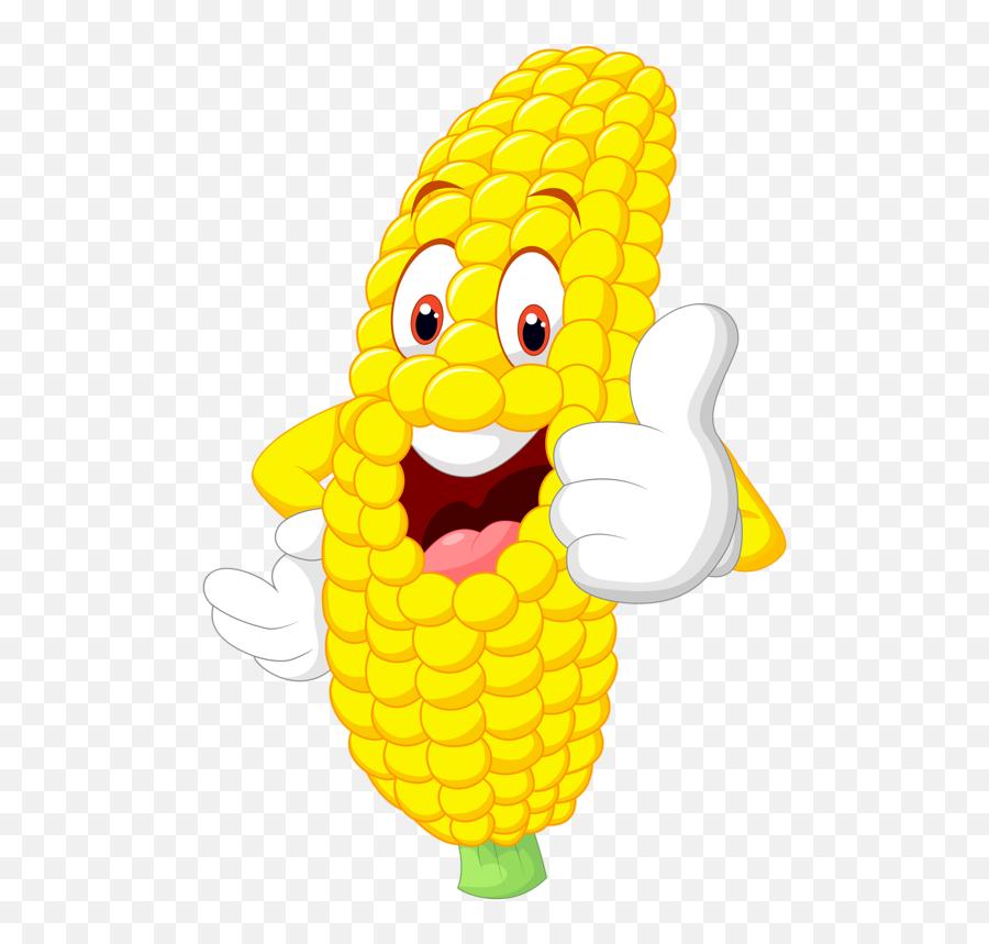 Fruit Clipart Smiley Fruit Smiley - Happy Corn Emoji,Corn Emoji