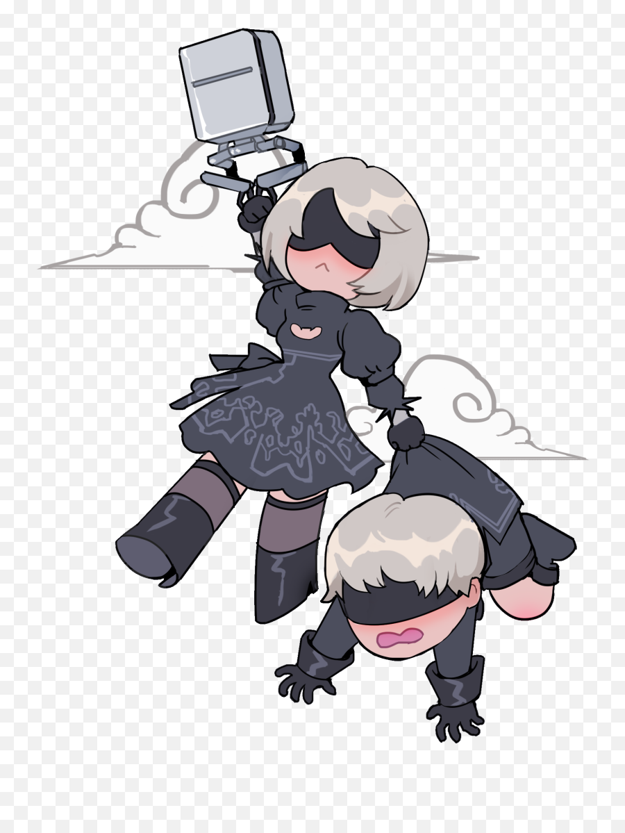 Automara - Nier Automata Png Pod Emoji,No Emotions Comic Nier