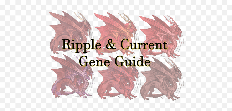 Ripple U0026 Current Gene Guide Guides Flight Rising - All Tertiary Gene Flight Rising Emoji,Eggplant Splash Emojis