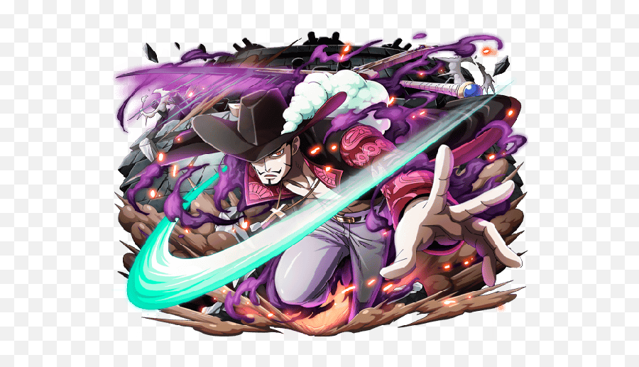 How Come Dracule Mihawk Was Considered The Strongest - Mihawk One Piece Treasure Cruise Png Emoji,One Piece Pirate Wariors 3 Emoticons