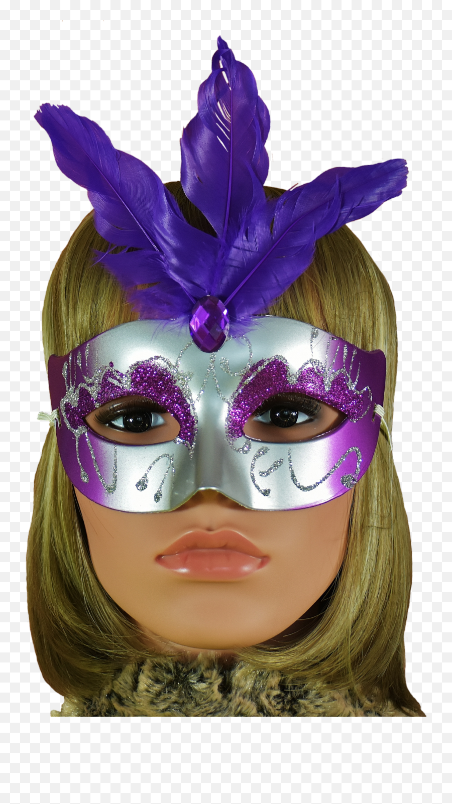 Filecarnival Mask On A Dollpng - Wikimedia Commons Emoji,Keyboard Emoji Mardi Gras Mask Image