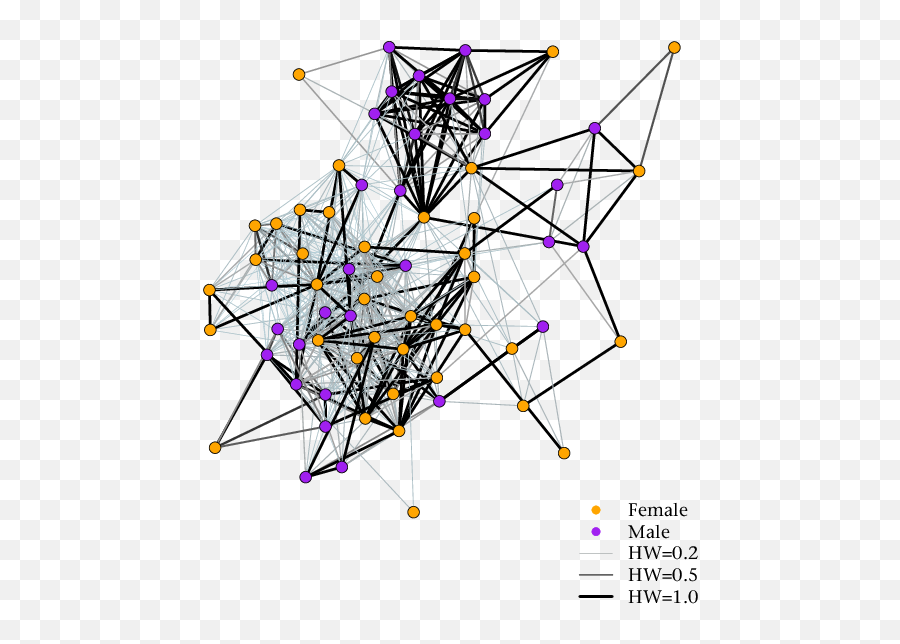 Example Visualization Of The Social Network Of Eastern Gulf Emoji,Kasper Emotion Japan