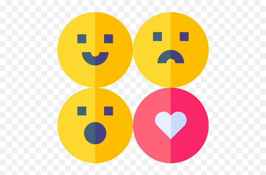 Facebook Reactions - Free Social Media Icons Emoji,Emoticons Reactions