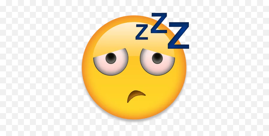 Telegram Sticker From Collection Emoji,Zzz Emoji