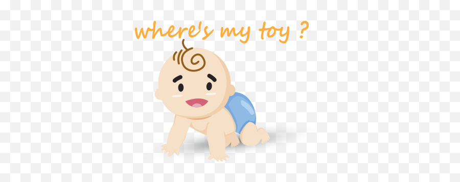 Funny Baby Emoji - Baby Crawling,Baby Crawling Emoji