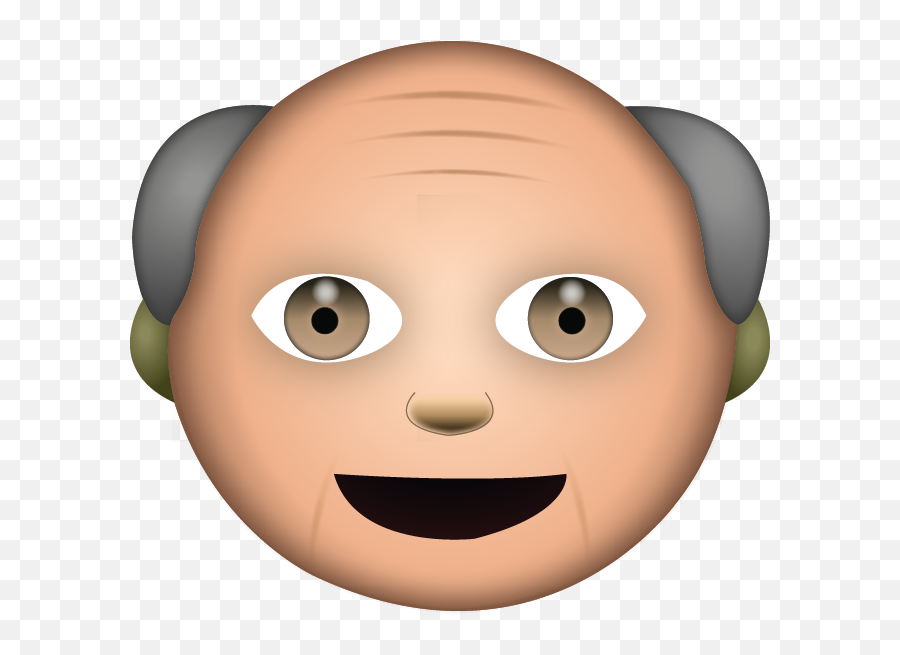Download White Grandpa Emoji - Grandma And Grandpa Emoji,Grandpa Emoji