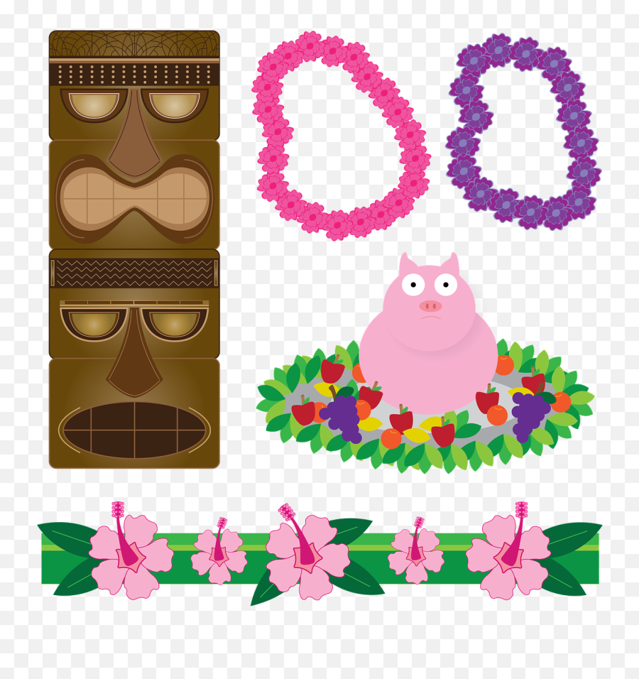 Hawaiian Luau Clipart 12 - Hawaiano Png Transparent Lau Emoji,Luau Emoji