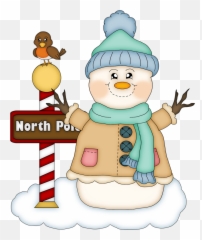 Clipart Snow Family Clipart Snow - Navidad A Color Bonitos Emoji,Snowman Emoji With Snow