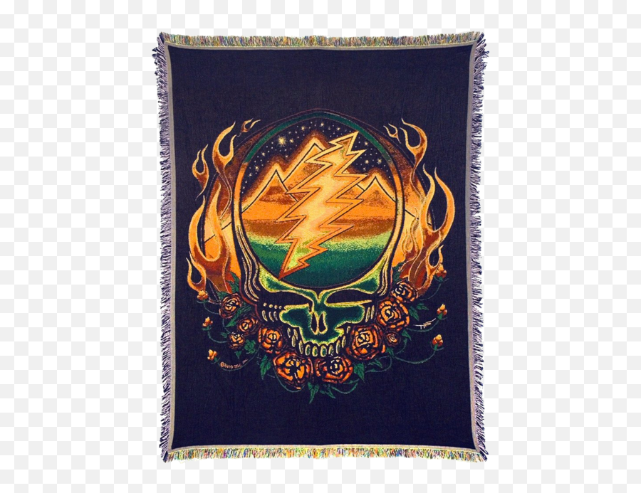 Grateful Dead Officially Licensed Merchandise U2013 Little Hippie - Grateful Dead Blanket Emoji,Grateful Dead Stealie Emoticon