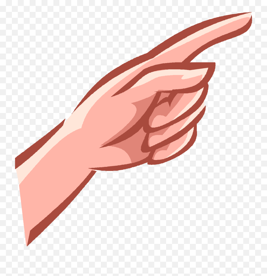 Fingers Clipart Air - Finger Cartoon Hand Pointing Emoji,Grabby Hands Emoji