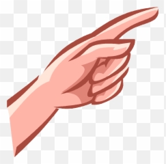 Fingers Clipart Air - Finger Cartoon Hand Pointing Emoji,Grabby Hands Emoji