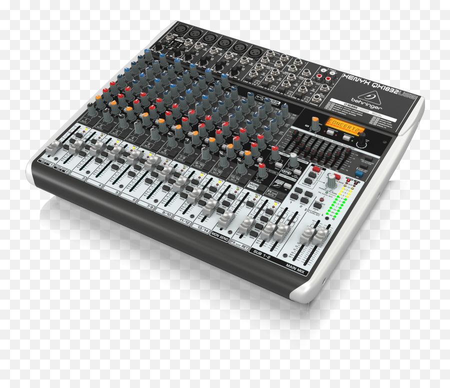 Bus Mixer With Xenyx Mic Preamps - Behringer Xenyx Qx1832usb Emoji,Waves Emotion Mixer