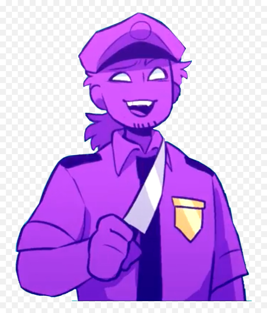 The Most Edited Purpleguy Picsart - Fictional Character Emoji,Purple Guy Fnaf Emoticon