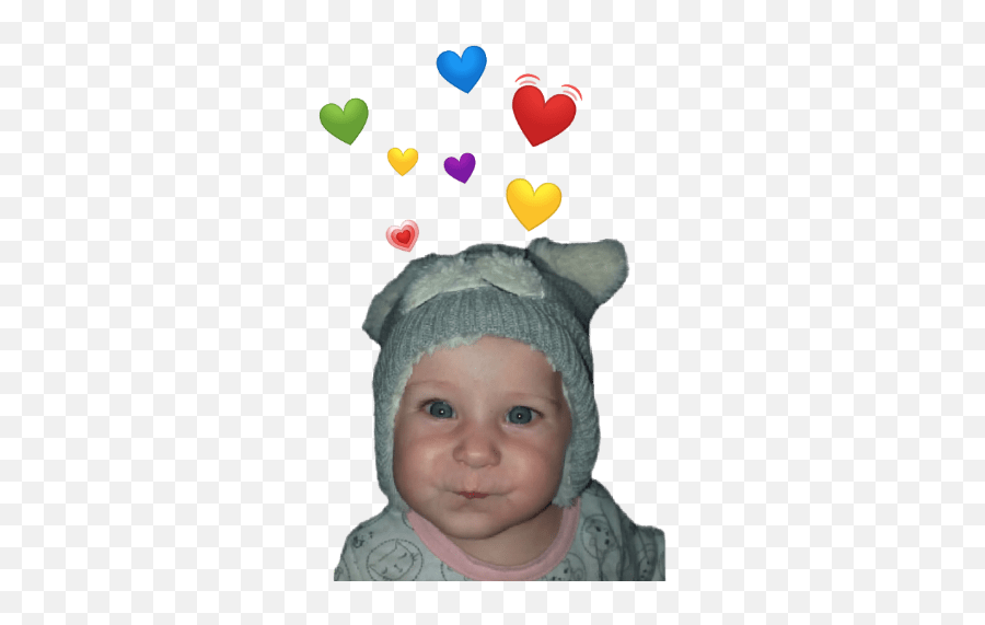 Jenifer - Baby Looking Curiously At Things Emoji,Picture Of Love Emojis With Toddler
