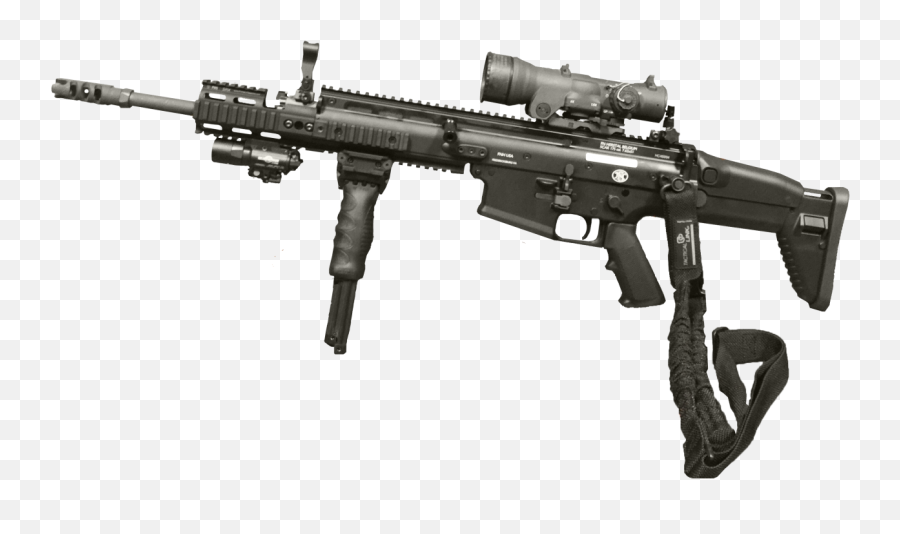 Sherriff Gun - Fn Scar With Accessories Emoji,Sniper Emoticon
