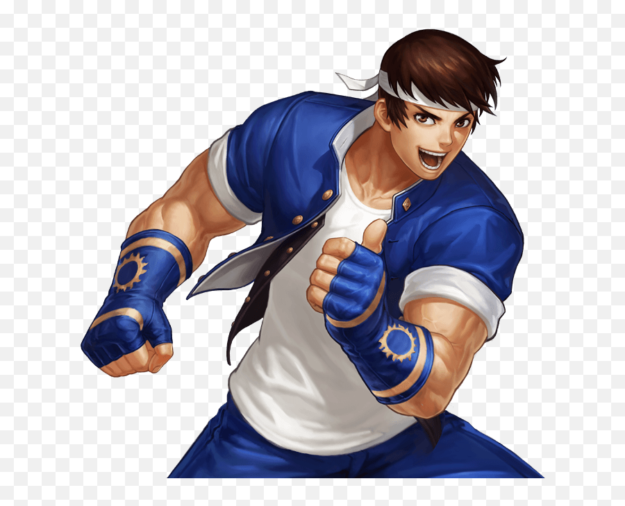 Shingo Yabuki The King Of Fighters - Shingo Kof Emoji,Japanese Fighter Emoticon