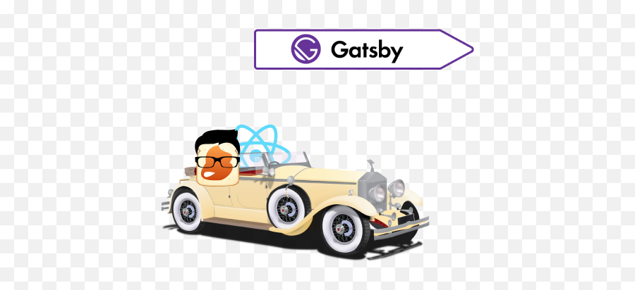 Gatsby As A Replacement For Create - Reactapp Khaled Garbaya Joyeux Anniversaire Mon Frère Voiture Emoji,Classic Car Emoticon