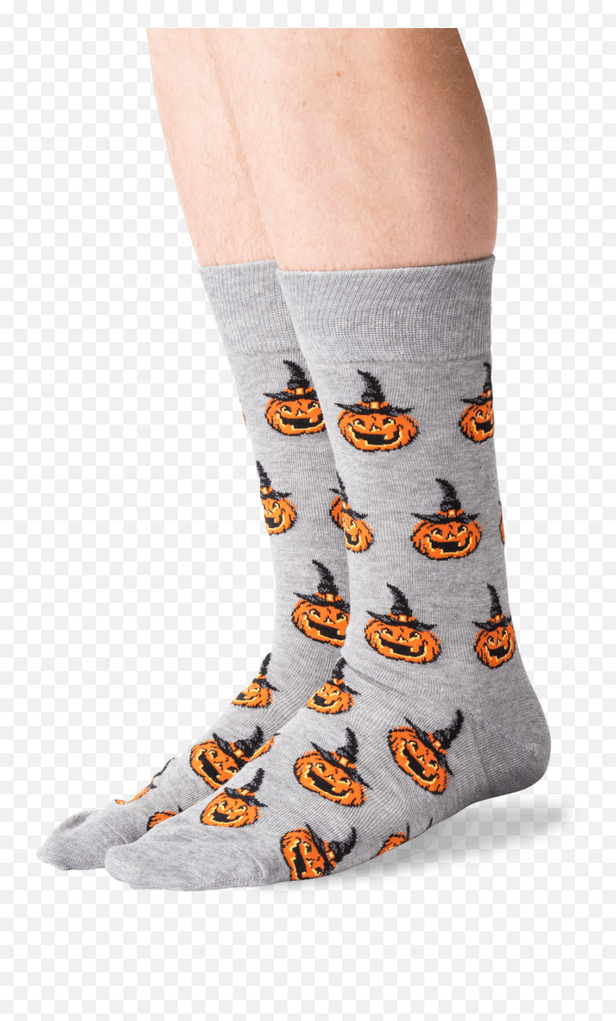 Menu0027s Jack Ou0027 Lantern Socks - Sweatshirt Gray Unisex Emoji,Jack O Lantern Emojis