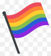 Rainbow Emoji Clipart - Pride Flag Transparent,Rainbow Emoji