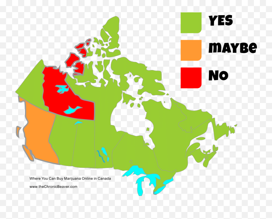 Can You Buy Cannabis Online - Canada Map Simple Emoji,Weed Legalization Emoji