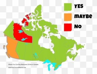 Can You Buy Cannabis Online - Canada Map Simple Emoji,Weed Legalization Emoji