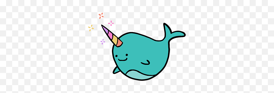 Cute Narwhal Designs Themes Templates - Narwhal Clipart Gif Emoji,Narwhal Emoji