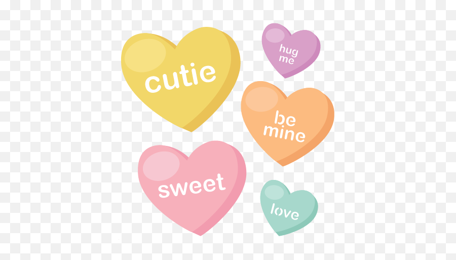 Pin On Scrapbook - Valentine Heart Candy Transparent Clipart Emoji,Mine Turtle Text Emoticon