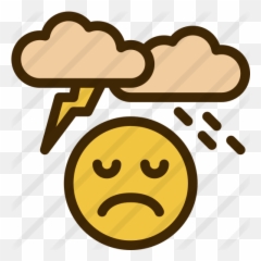 Depression - Free User Icons Emoji,Cowboy Bandit Emoticon Sprite