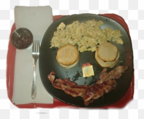 Food Breakfast Eggs Bacon Sticker By Joe Herron - Fork Emoji,Bacon Emoji