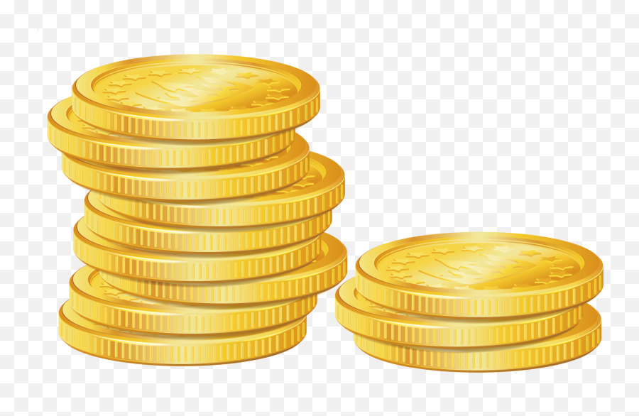 Gold Clipart Coin Gold Coin - Clipart Coins Emoji,Coins Emoji