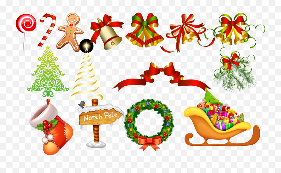 Christmas Props Png Download - 23541349 Free Transparent Christmas Tree Props Clipart Emoji,Xmas Blinking Reindeer Emoticon
