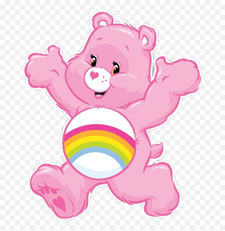 Carebear Pink Care Bear Sticker Sticker By Audrena - Care Bears Cheer Bear Emoji,Care Bear Emoji