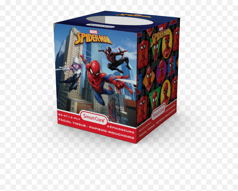 Marvel Spider - Man Tissue Box 85 Count 2 Ply U2013 Brush Buddies Emoji,Spider Emoji\