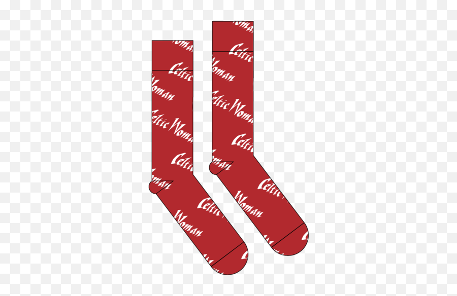 Red And White Logo Socks Accessories Celtic Woman Emoji,Emojis Shh