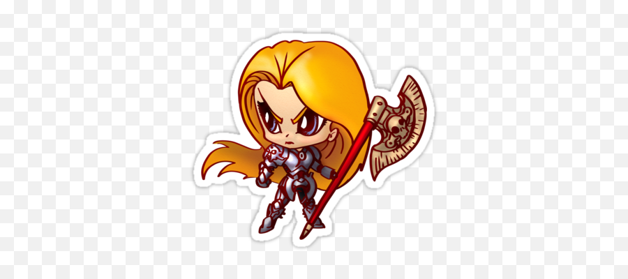 Chibi Knight Sticker - Chibi Knight Emoji,Chibi Emotions