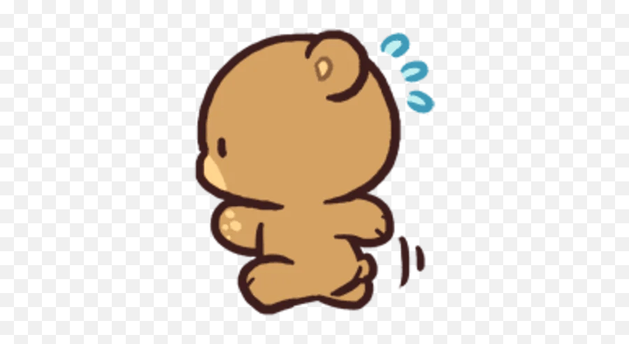 Milk And Mocha Stickers - Live Wa Stickers Emoji,Bear Crying Emoji