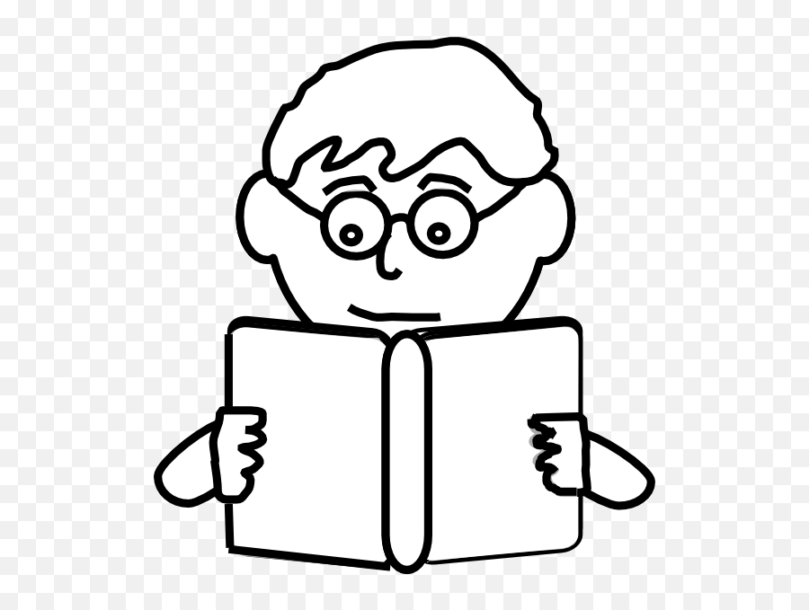 Clipart Boy Reading Book Png Image Png Mart Emoji,Read Book Emoji