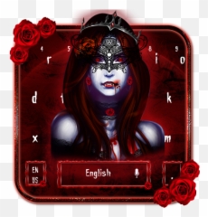 Bloody Red Vampire Keyboard Theme - Demon Emoji,Vampire Emoji Android