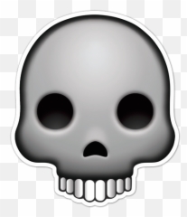 Car Motorbike Stickers - Skull Emoji Sticker,Emoji Car Stickers