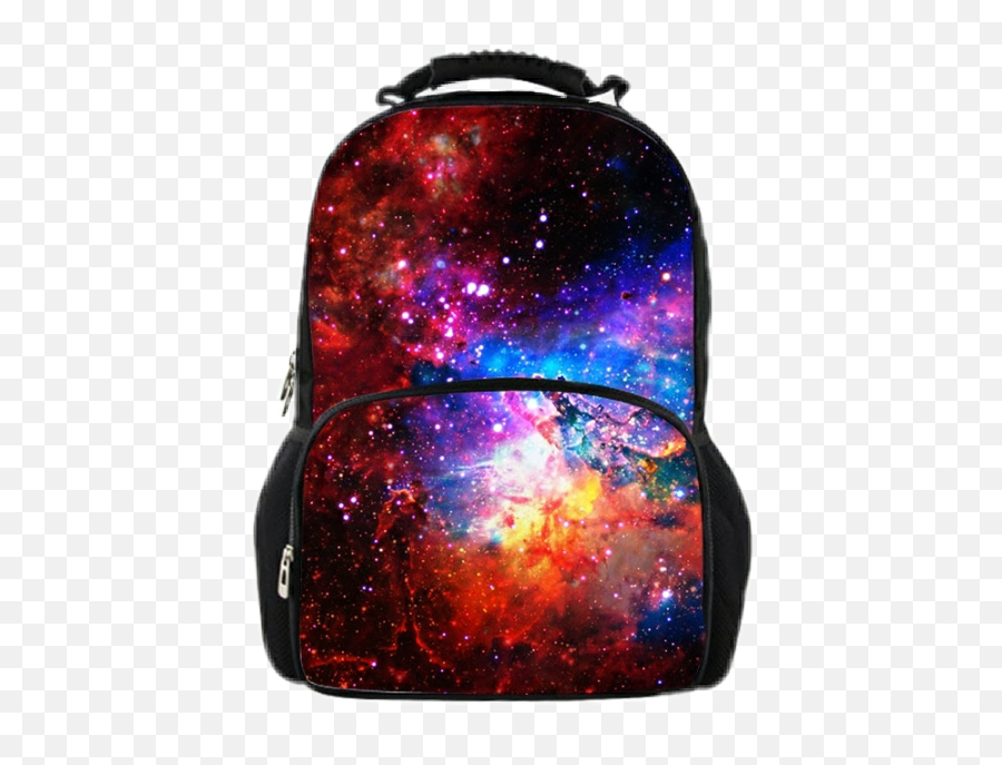 Galaxy Scbackpack Backpack Sticker By Xesfly - Girly Emoji,Emoji Backpack For School