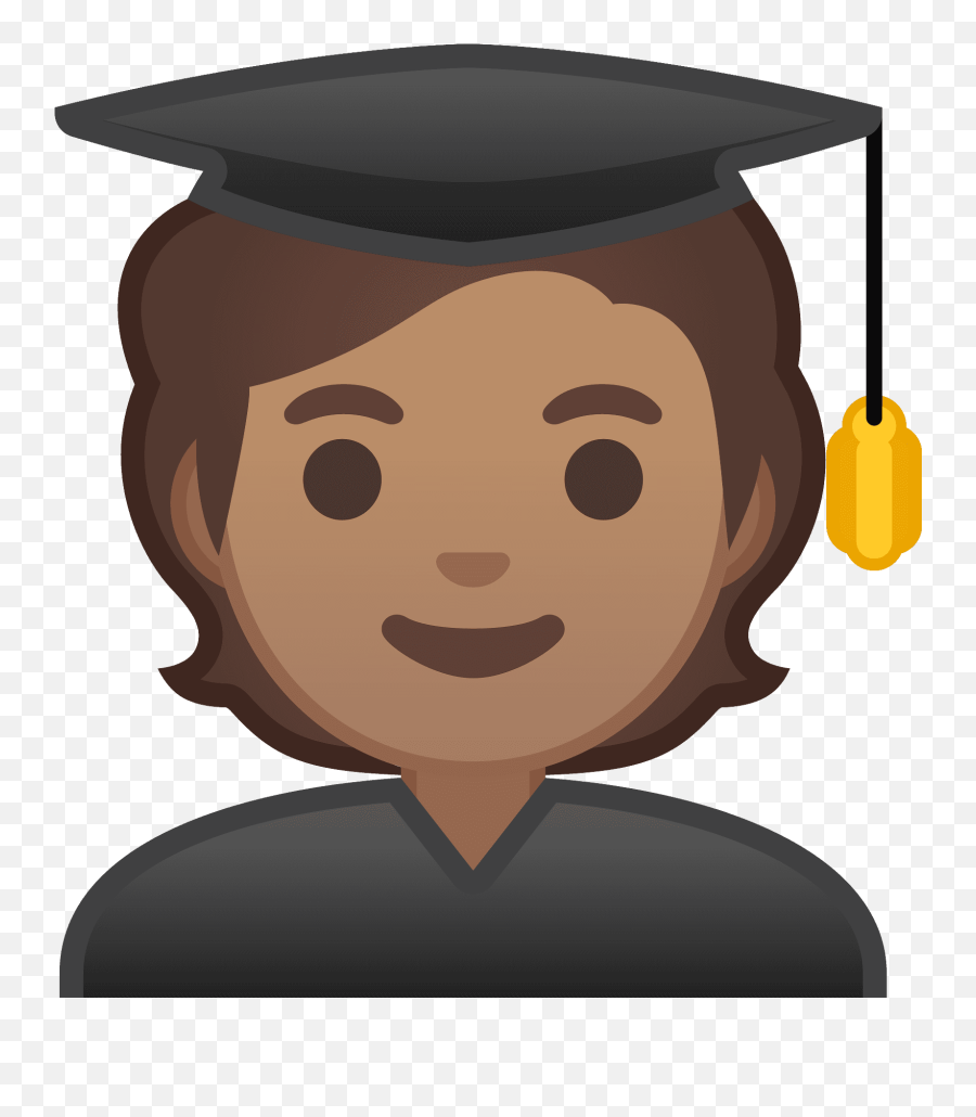 Student Emoji Clipart - Emoji,Guess The Emoji Graduation Hat
