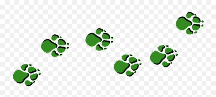 Dog Paw Print Stencil - Clipartsco Green Paw Print Banner Emoji,Dog Paw Emoticon