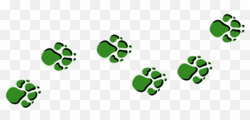 Dog Paw Print Stencil - Clipartsco Green Paw Print Banner Emoji,Dog Paw Emoticon
