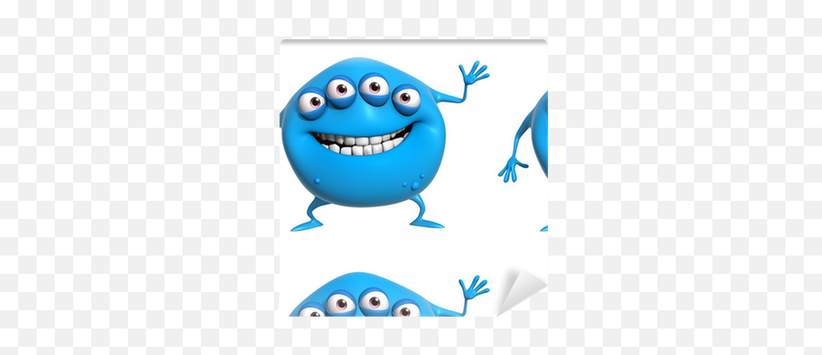 3d Cartoon Monster Wallpaper U2022 Pixers - We Live To Change 3d Cartoon Monster Png Emoji,Laughing Emoticons Wallpaper